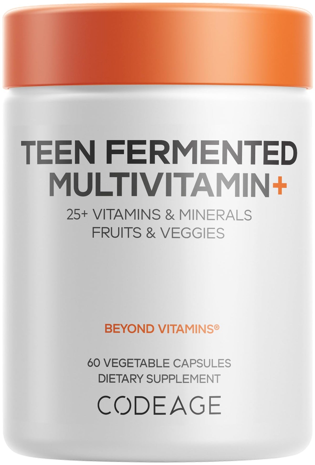 Codeage Teen Multivitamin Supplement – Daily Vitamins and Minerals for Teen Boys and Girls – Organic Whole Food Formula - OmniHealth US