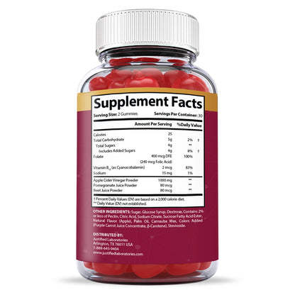 Justified Laboratories Great Results Keto ACV Gummies 1000MG with Pomegranate Juice Justified LaboratoriesBuy Supplements Australia