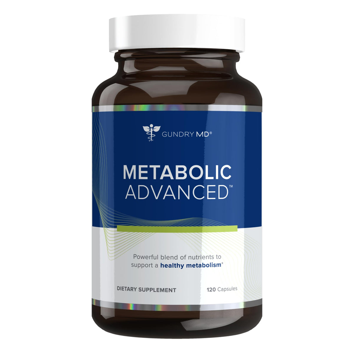 Gundry MD® Metabolic Advanced Nutrient Blend with Berberine to Support Healthy Metabolism, 120 Count - OmniHealth US