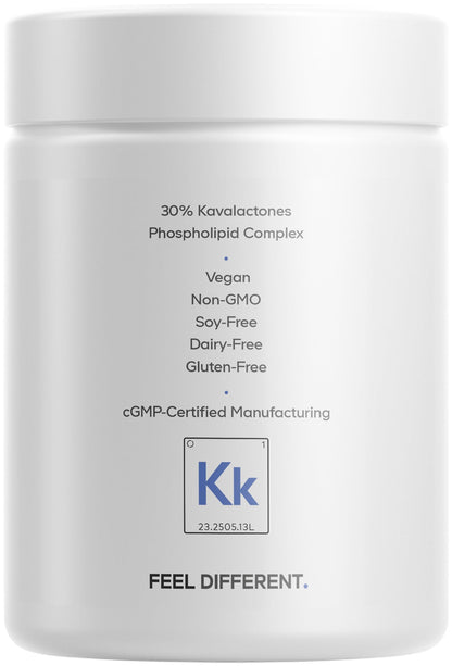 Codeage Liposomal Kava Kava+ Supplement - 500 mg 30% Kavalactones with Magnesium Glycinate - Magnesium Oxide - L-Theanine - Liposomal Delivery - OmniHealth US