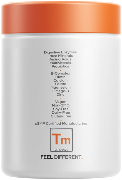 Codeage Teen Multivitamin Supplement – Daily Vitamins and Minerals for Teen Boys and Girls – Organic Whole Food Formula - OmniHealth US