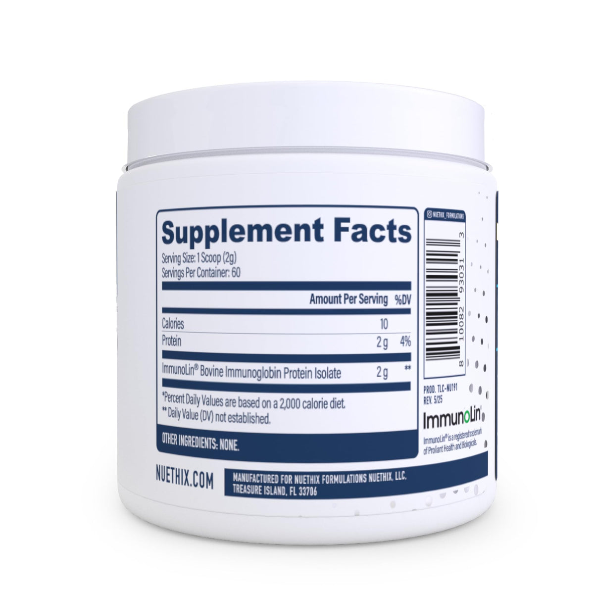 NuEthix Formulations Bloat Eaze Pro Support for Gut Barrier Function Dietary Supplement, 60 Servings - OmniHealth US