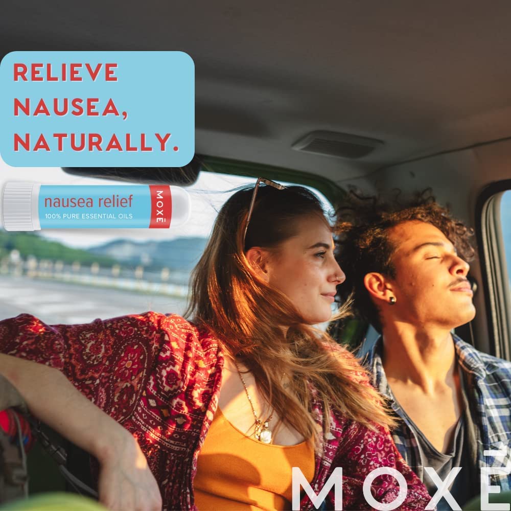 MOXE Nausea Nasal Inhaler Sticks, All Natural Essential Oil Blend, Ginger, Cardamom, Peppermint MOXEBuy Supplements Australia