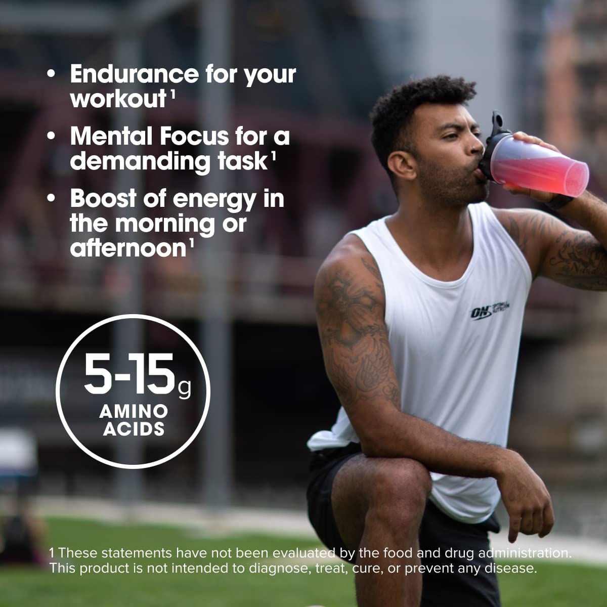 Optimum Nutrition Amino Energy - Pre Workout with Green Tea, BCAA, Amino Acids, Keto Friendly, Green Coffee Extract, Energy Powder - OmniHealth US