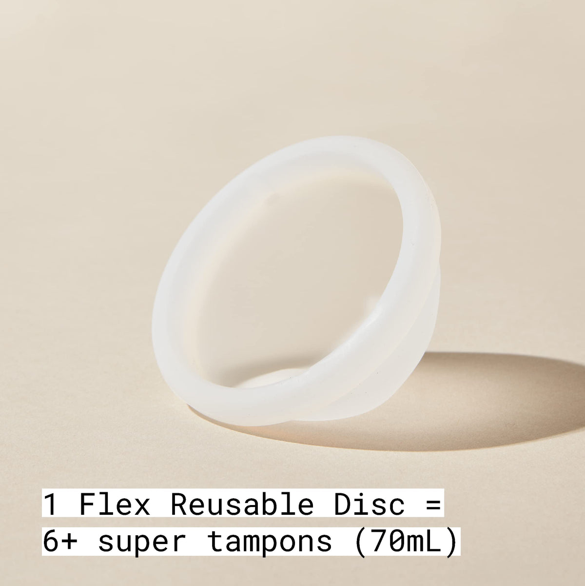 Flex Reusable Disc | Reusable Menstrual Disc | Tampon, Pad, and Cup Alternative | Capacity of 6 Super FLEXBuy Supplements Australia