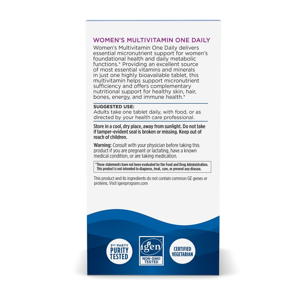 Nordic Naturals Women’s Multivitamin One Daily - Skin, Hair, Energy, & Bone Support - Immunity Supplement - OmniHealth US