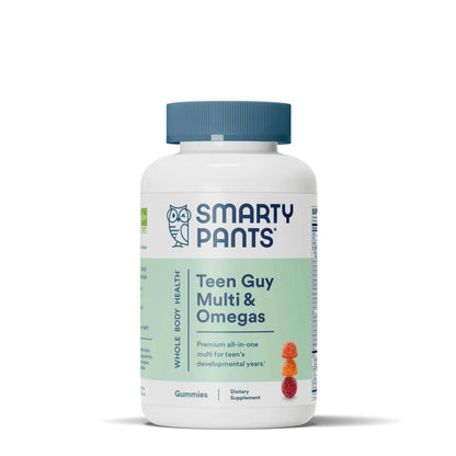 SmartyPants Teen Guy Multivitamin Gummies: Omega 3 Fish Oil (EPA/DHA) & Women's Multivitamin Gummies: Omega 3 Fish Oil (EPA/DHA) SmartyPants