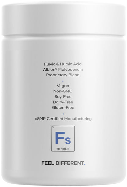 Codeage Binder + Systemic Binder Supplement - Activated Charcoal Pills, Bentonite Clay Mineral Powder, Fulvic & Humic Acids, Molybdenum, Carbon Forms - 90 Capsules - OmniHealth US