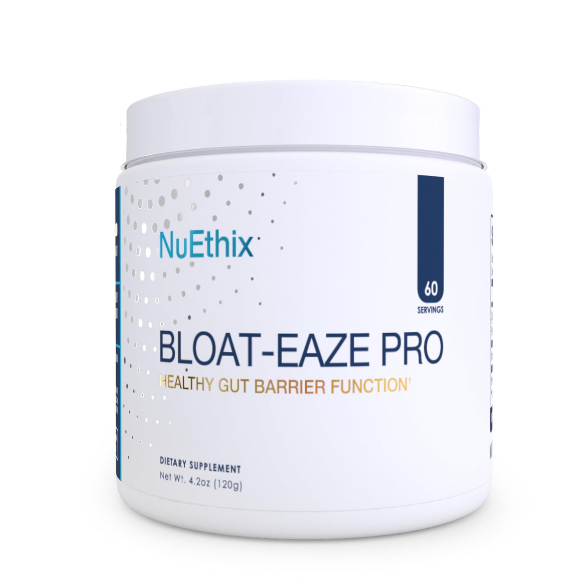 NuEthix Formulations Bloat Eaze Pro Support for Gut Barrier Function Dietary Supplement, 60 Servings - OmniHealth US