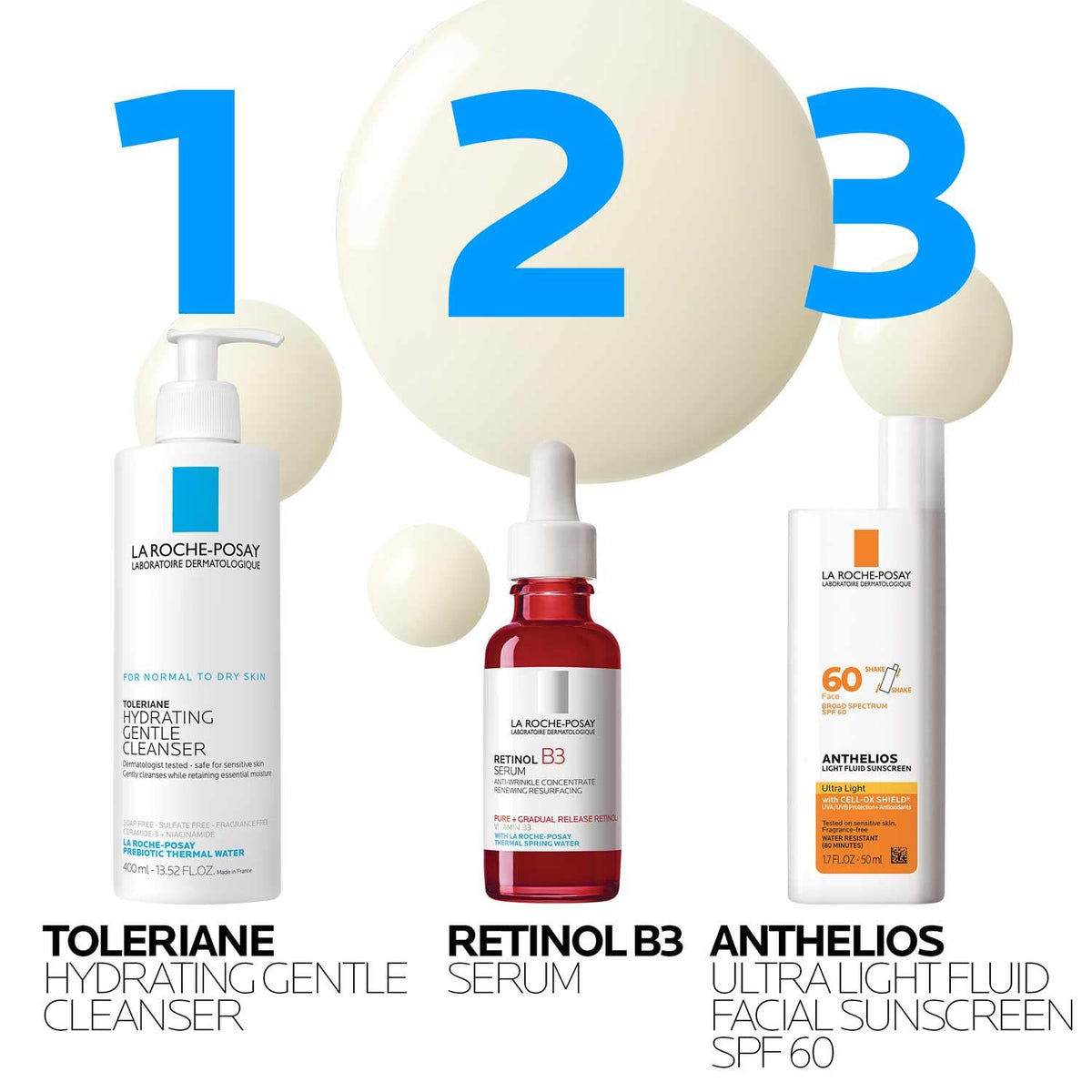 La Roche-Posay Pure Retinol Face Serum with Vitamin B3, Anti Aging Face Serum for Lines, OmniHealth US