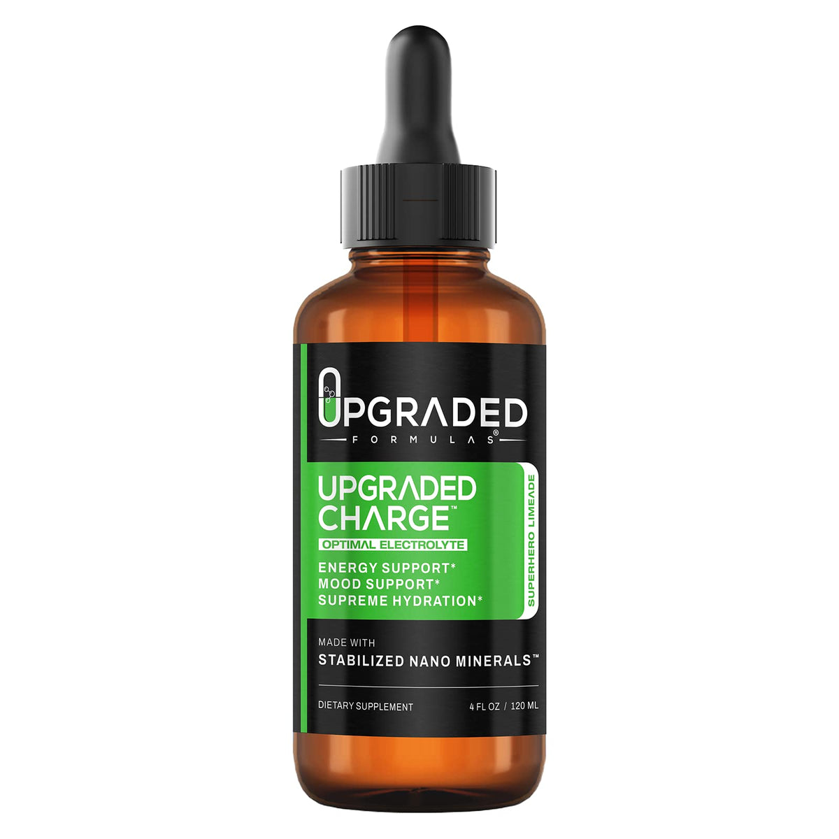 Upgraded Formulas Upgraded Charge Optimal Electrolyte Blend with Liquid Nano Minerals Dietary Supplement, 4 Fluid Ounces - OmniHealth US