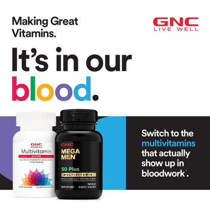 GNC Mega Men Sport Multivitamin | Performance, Muscle Function, and General Health | 90 Count GNCBuy Supplements Australia