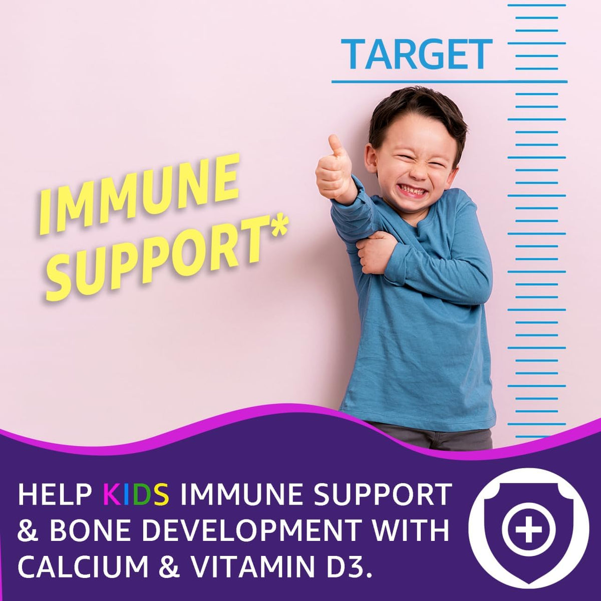 Kids Sleep Gummies - Magnesium Glycinate Gummies, Melatonin Free Sleep Aid | Magnesium, Calcium, D3, B6, L Theanine - OmniHealth US