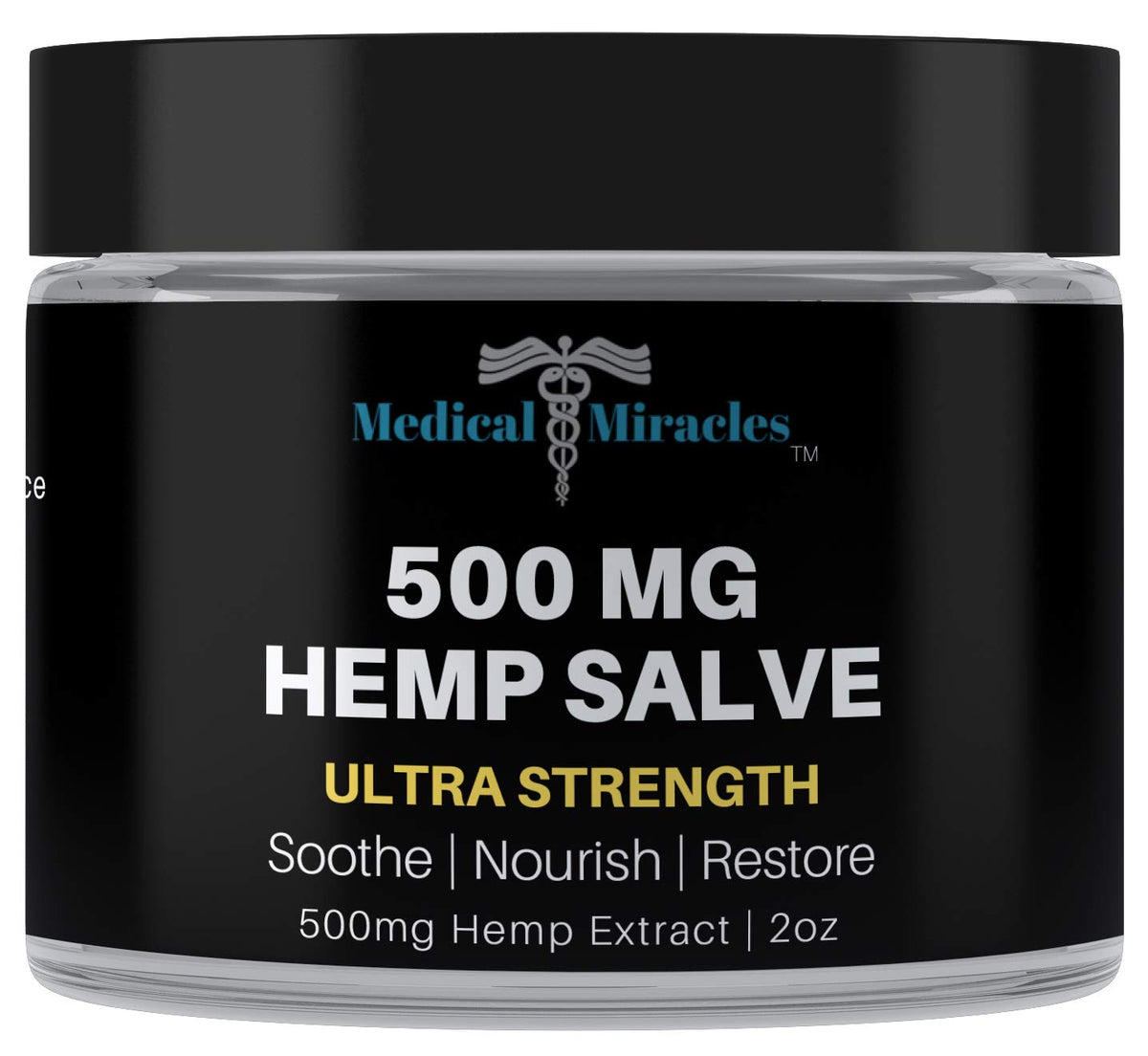 Medical Miracles Hemp 500 Mg Ultra Strength Healing Salve Ideal for Hips, Joints, Neck, Back, Elbows, Fingers, Hands, and Knees Medical MiraclesBuy Supplements Australia