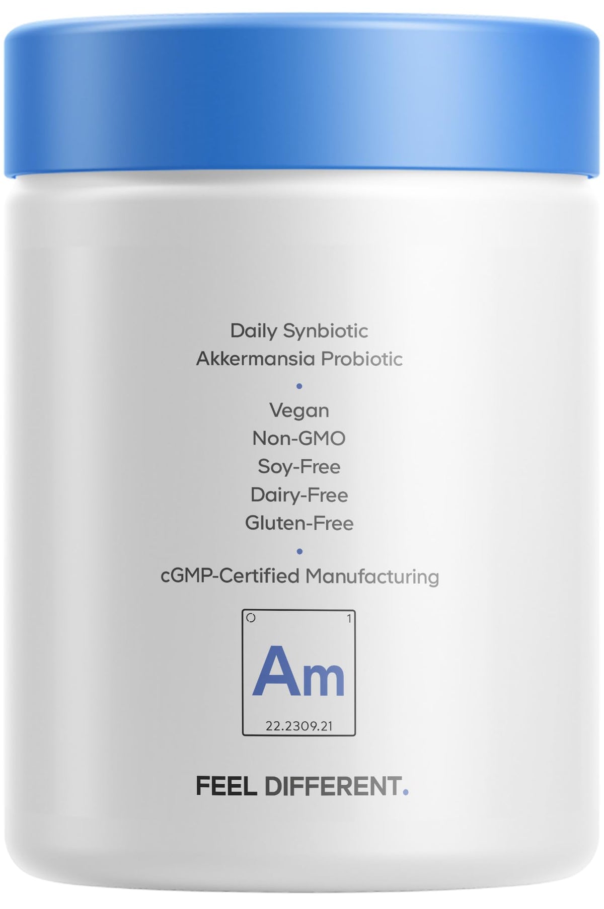 Codeage Akkermansia Muciniphila Probiotic Supplement - 3-Month Supply of Akkermansia & Chicory Inulin - Daily Synbiotic Probiotic Chicory Root - 100 Million AFUs - Gluten-Free - 90 Capsules - OmniHealth US