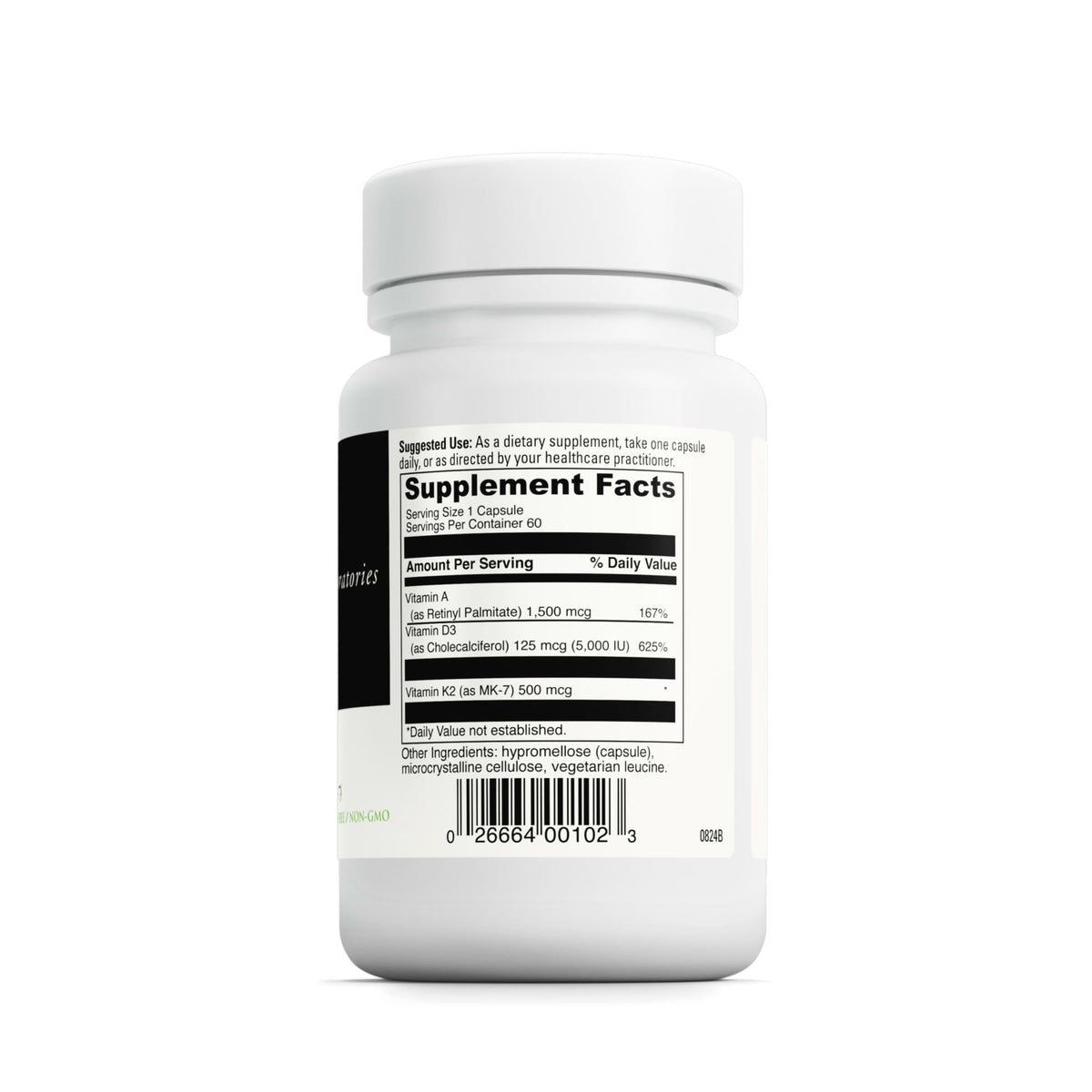 DAVINCI Labs ADK - Helps Support Bone, Heart & Immune Health - Dietary Supplement with Vitamins A, D3 & K2 (as MK-7) - Vegetarian - OmniHealth US