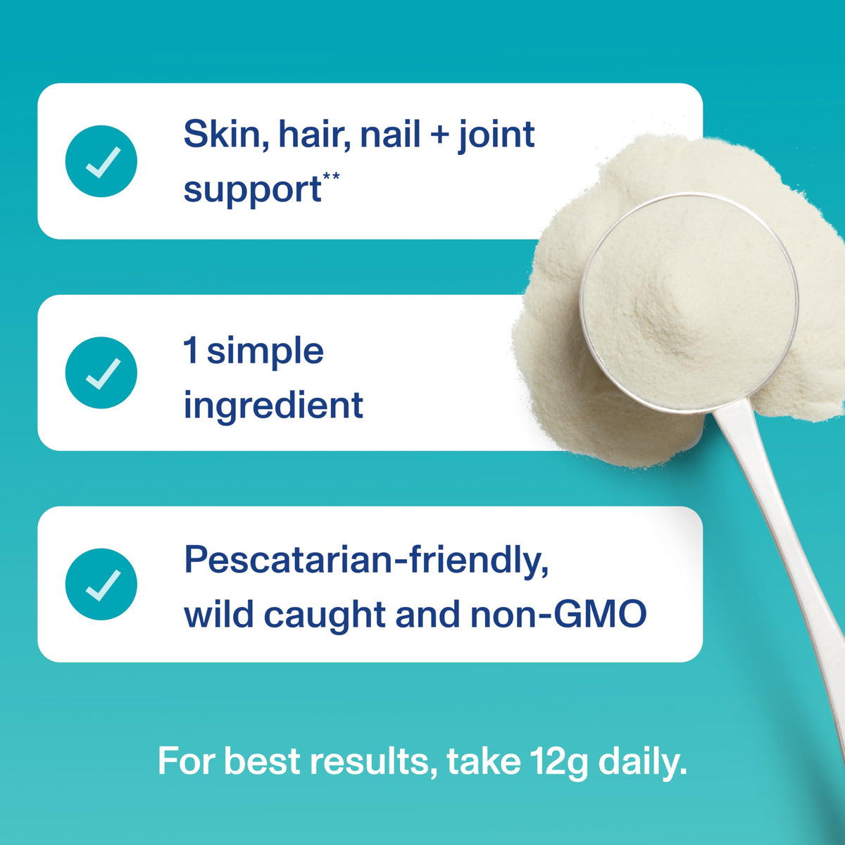 Vital Proteins Marine Collagen Peptides Powder Supplement for Skin Hair Nail Joint - Hydrolyzed Collagen - OmniHealth US