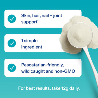 Vital Proteins Marine Collagen Peptides Powder Supplement for Skin Hair Nail Joint - Hydrolyzed Collagen - OmniHealth US