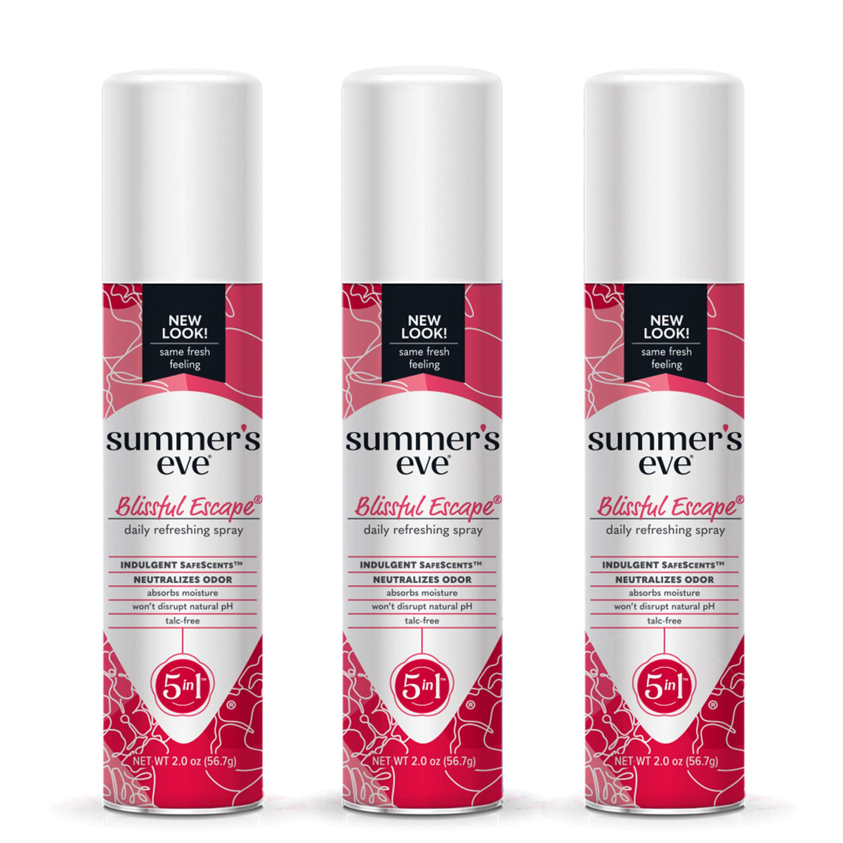Summer's Eve Blissful Escape Daily Refreshing Feminine Spray, 2 oz, 3 Pack Summer's EveBuy Supplements Australia