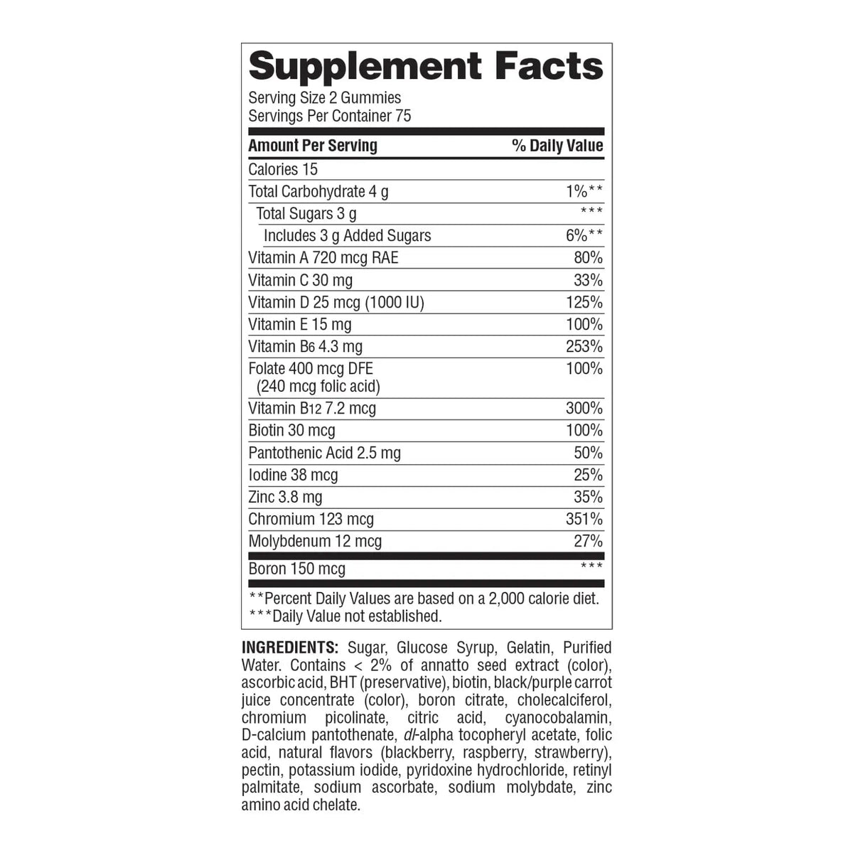 Nature's Wonder Men's Multivitamin Gummies, Supports Immune Health, Energy, Metabolism and Muscles with Vitamins A,C,D,B6,B12 Nature's WonderBuy Supplements Australia