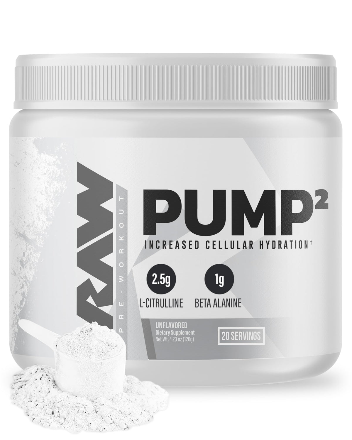 RAW Pump2 Pre Workout | Glycerol Pump Pre Workout Supplement, Pair Pump Supplement for Best Results Or Any Preworkout Powder | Enhanced Hydratio - OmniHealth US
