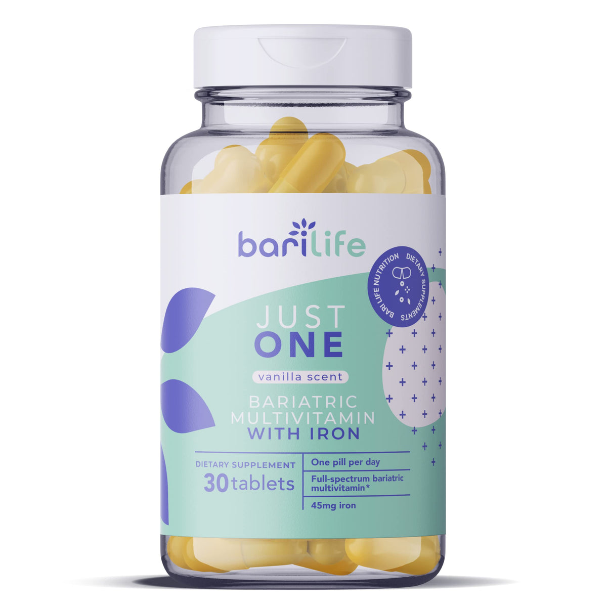 Just One - Once Daily Bariatric Multivitamin with Iron (30) - OmniHealth US