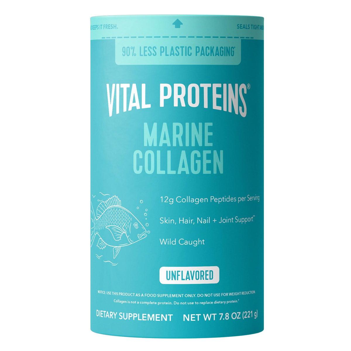 Vital Proteins Marine Collagen Peptides Powder Supplement for Skin Hair Nail Joint - Hydrolyzed Collagen - OmniHealth US