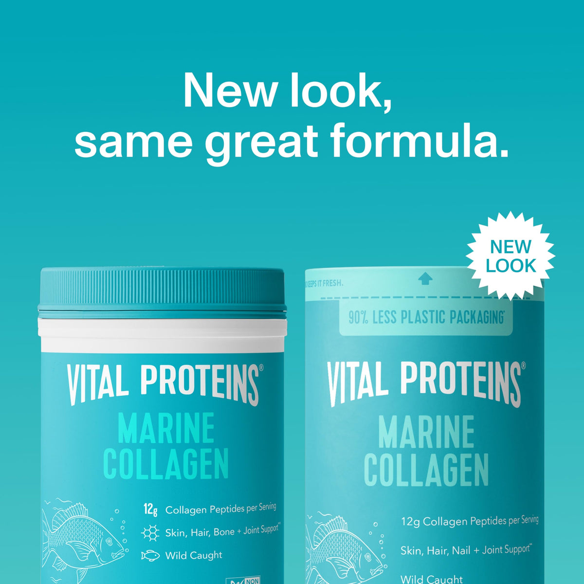 Vital Proteins Marine Collagen Peptides Powder Supplement for Skin Hair Nail Joint - Hydrolyzed Collagen - OmniHealth US
