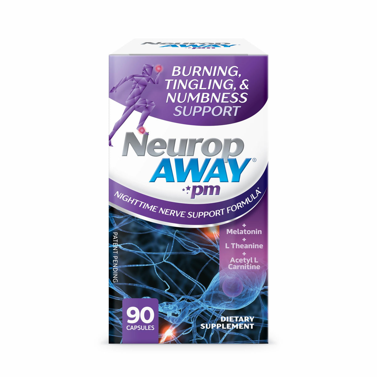 NeuropAWAY Nerve Support PM | 90 Capsules