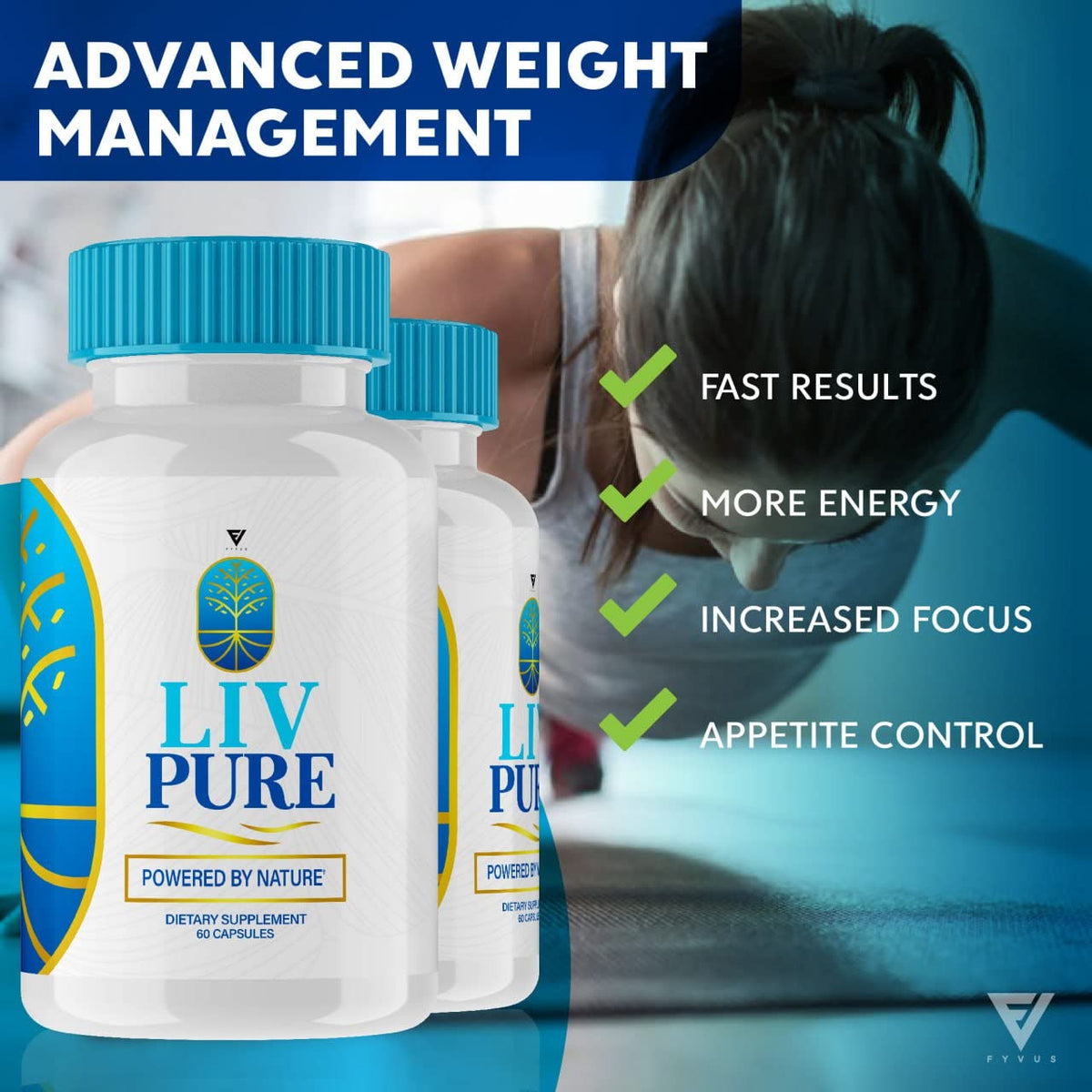 (3 Pack) Liv Pure Pills, Livpure Liver Detox Cleanse Management Capsules Advanced Formula Supplement FyvusBuy Supplements Australia