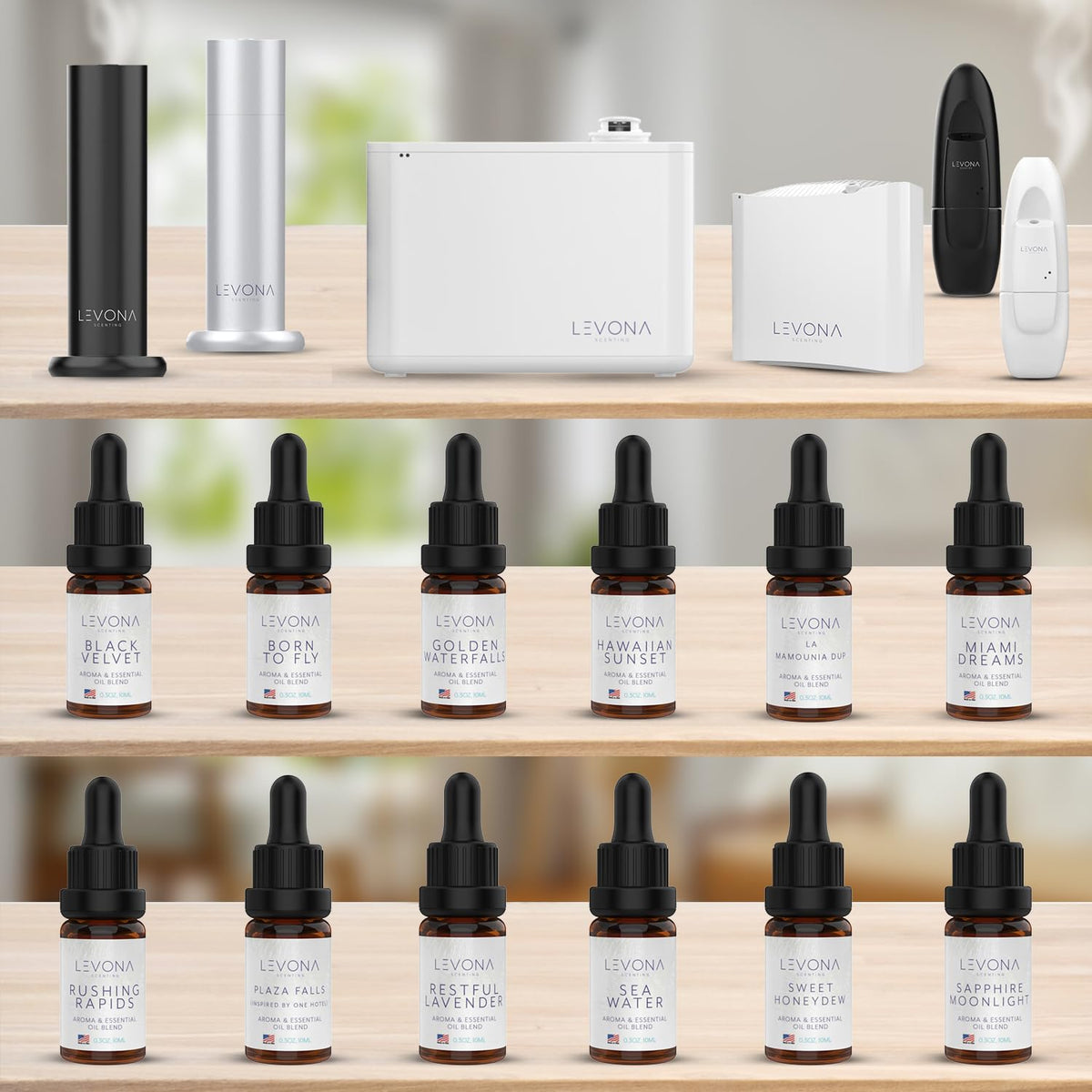 Levona Scents Pure Essential Oils for Diffusers for Home Luxury Scents - Restful Lavender Essential Oil LEVONA SCENTBuy Supplements Australia