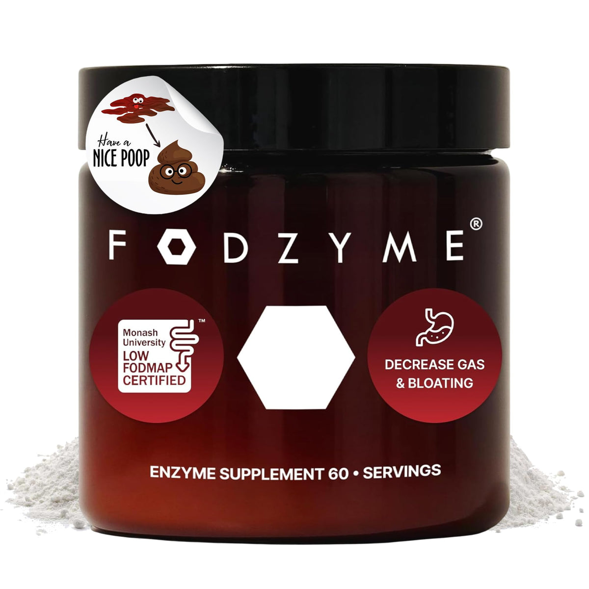 FODZYME® Home Kit Digestive Enzymes for Gut Health, Relief for Bloating, Gas, Constipation, Diarrhea - OmniHealth US