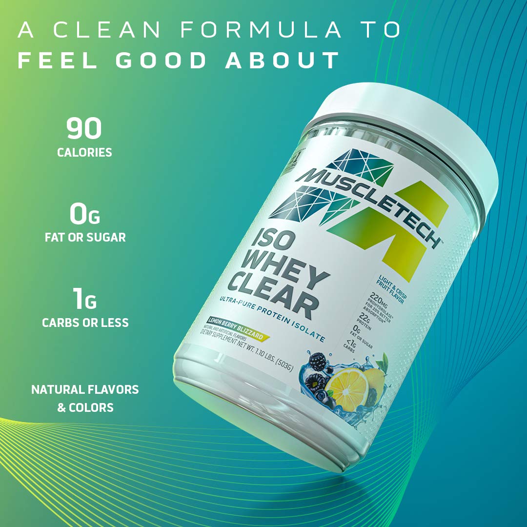 Whey Protein Powder MuscleTech Clear Whey Protein Isolate Whey Isolate MuscletechBuy Supplements Australia