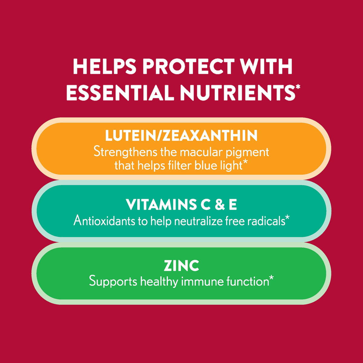 Ocuvite Vitamin & Mineral Supplement for Eye Health Adult Gummies OcuviteBuy Supplements Australia
