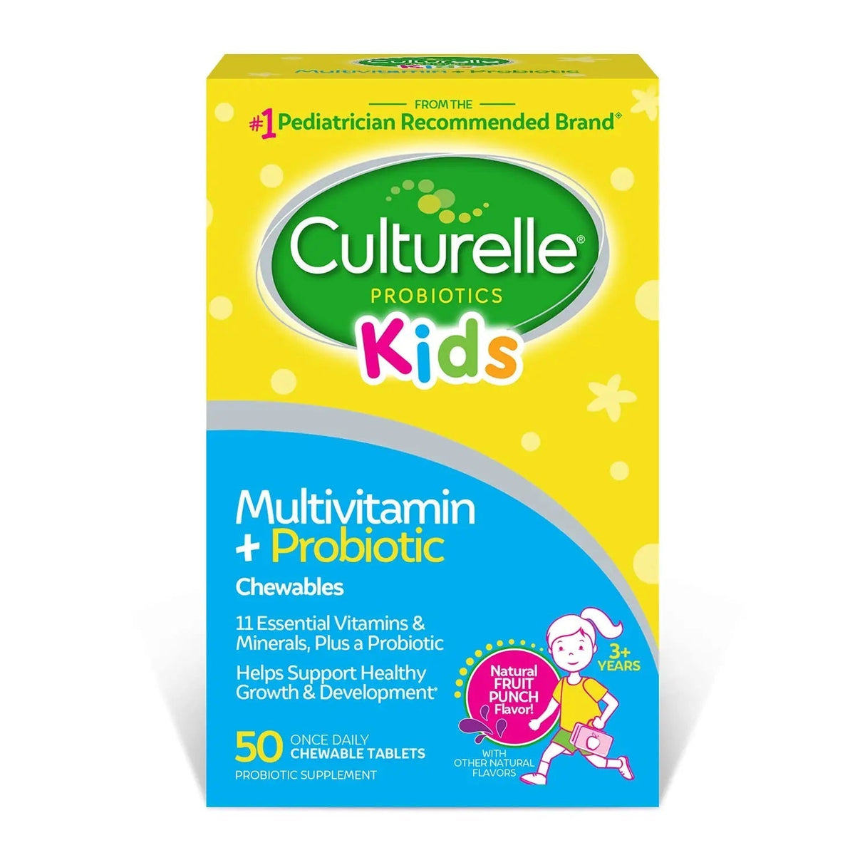 Culturelle Kids Complete Chewable Multivitamin + Probiotic for Kids & Immune Defense Probiotic with Vitamin C Culturelle