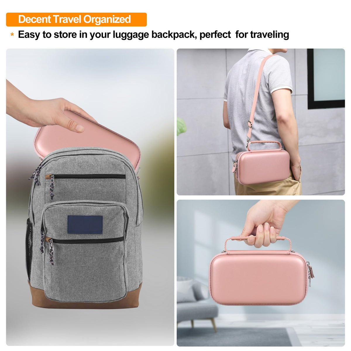 Elonbo Carrying Case Compatible with Portable Handheld Inhaler Nebulizer Machine ElonboBuy Supplements Australia