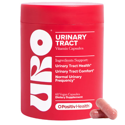 O Positiv URO Urinary Tract Health Supplement for Women, 60 Count (Pack of 1) - Urinary Support Vitamins with Pacran Complete Cranberry Extract - OmniHealth US
