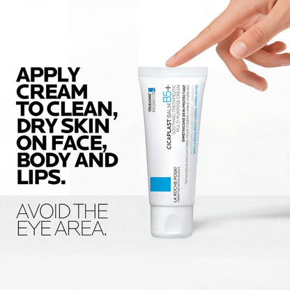 La Roche-Posay Cicaplast Balm B5, Healing Ointment and Soothing Therapeutic Multi Purpose Cream for Dry & Irritated Skin - OmniHealth US