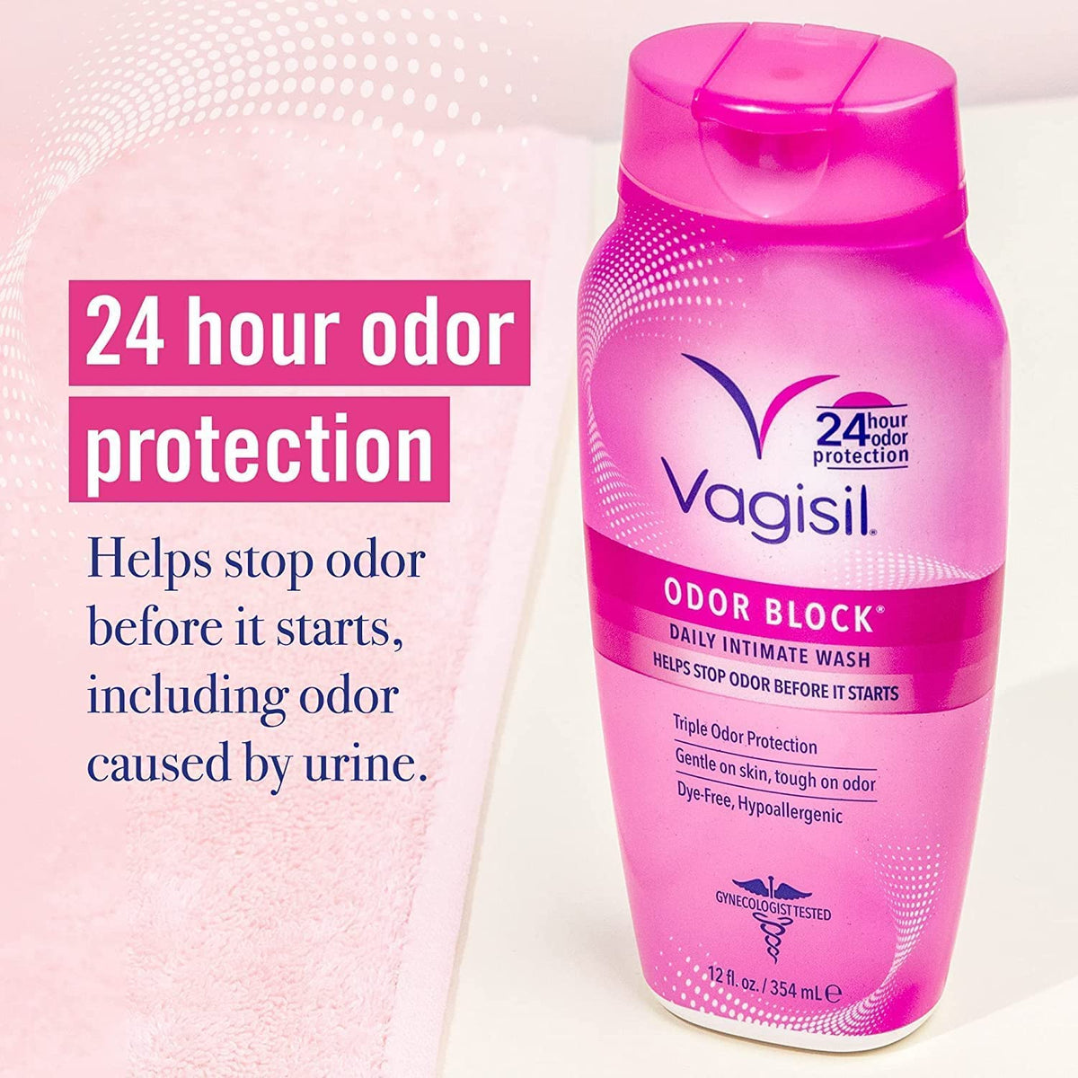 Vagisil Odor Block Daily Intimate Vaginal Wash 12 oz (Pack of 2) VagisilBuy Supplements Australia