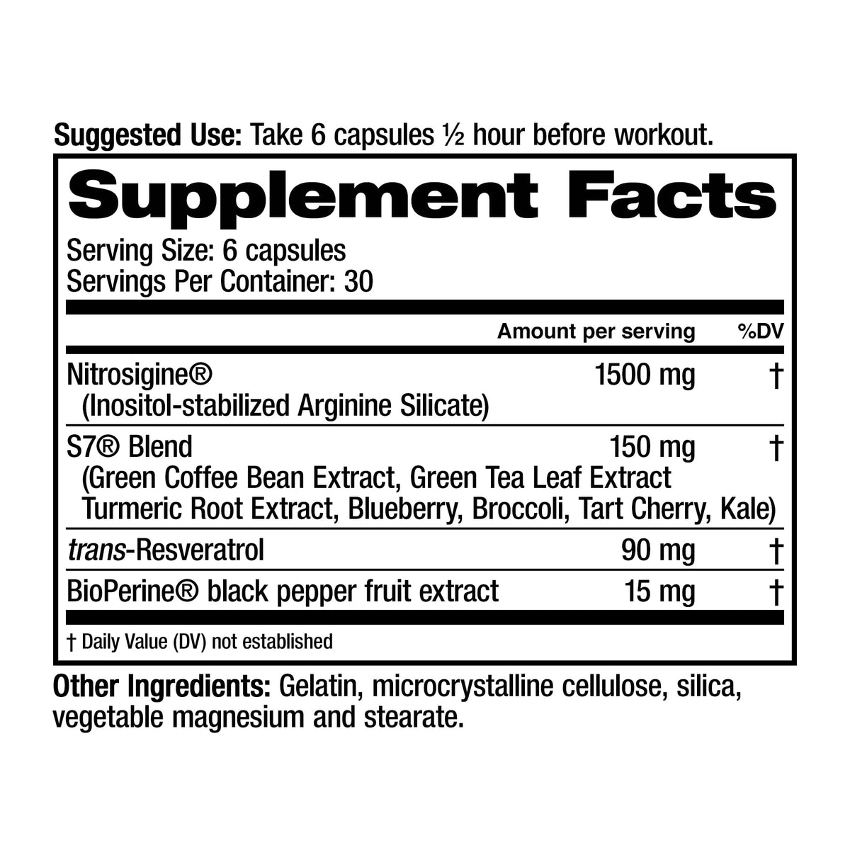 Juvenon BloodFlow-7 XXXL Nitric Oxide Supplements for Men & Women - More Powerful, Longer Lasting Natural Nitric Oxide Booster with Nitrosigine® + S7® - OmniHealth US