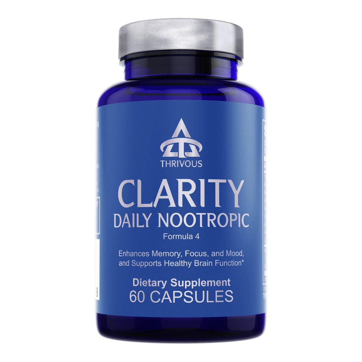 Thrivous Clarity Daily Nootropic – Cognitive Support & Mood Formula with Bacopa (Synapsa®), L-Theanine, Rhodiola Rosea, Vitamin B Complex - OmniHealth US