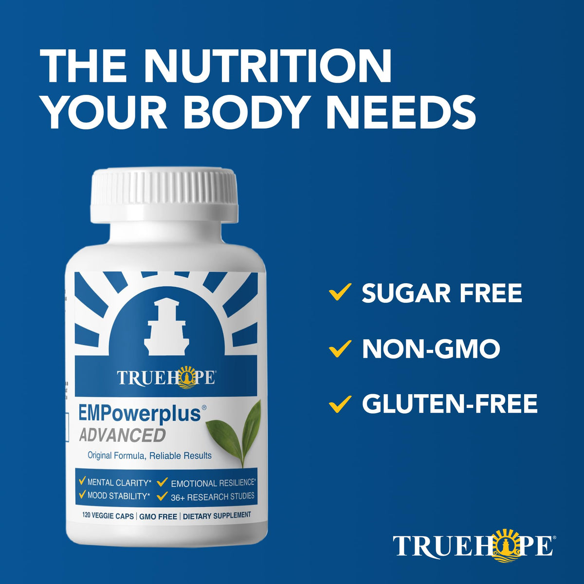 Truehope EMPowerplus Advanced Multivitamin for Women & Men - Broad-Spectrum Multivitamins & Chelated Minerals | 1000% Better Absorption - OmniHealth US