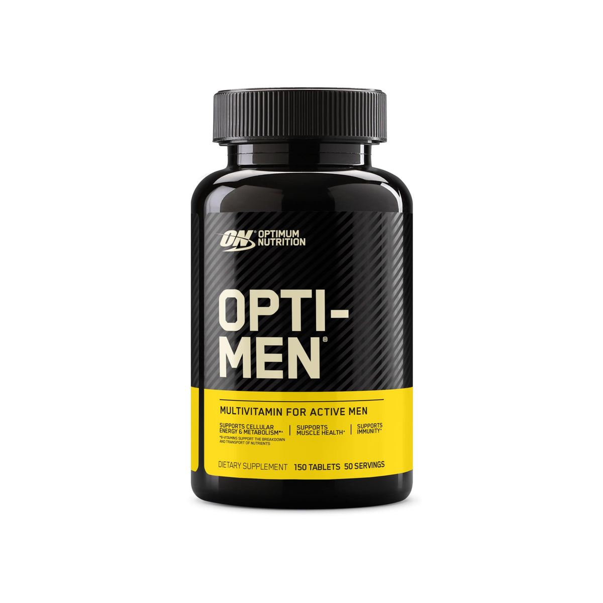 Optimum Nutrition Opti-Men, Vitamin C, Zinc and Vitamin D, E, B12 for Immune Support Mens Daily Multivitamin Supplement - OmniHealth US