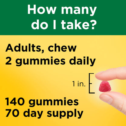 Nature Made Multivitamin + Omega-3, Multivitamin Gummies for Women and Men, Daily Nutritional Support, 140 Adult Gummy Vitamins - OmniHealth US