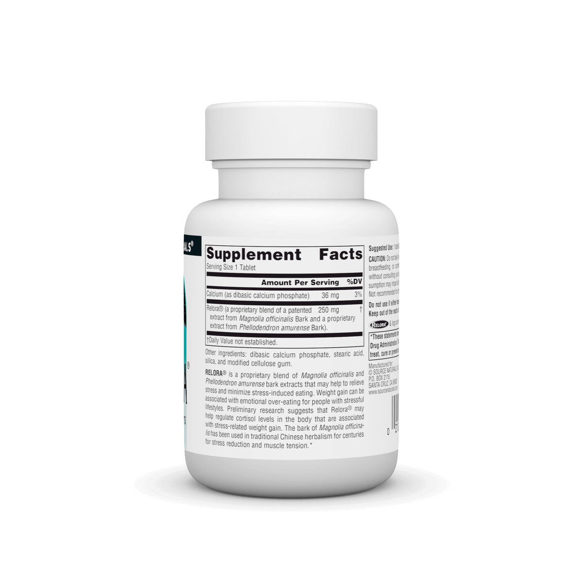 Source Naturals Relora, Promotes Healthy Eating Behavior and Muscle Relaxation Support*, 250 mg - 90 Tablets Source NaturalsBuy Supplements Australia