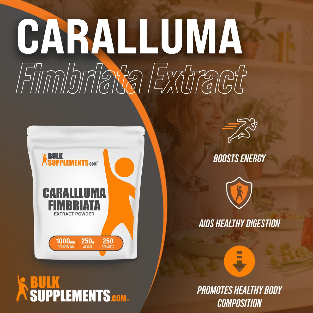 BulkSupplements.com Caralluma Fimbriata Extract Powder - Herbal Supplement for Digestive BULKSUPPLEMENTS.COMBuy Supplements Australia