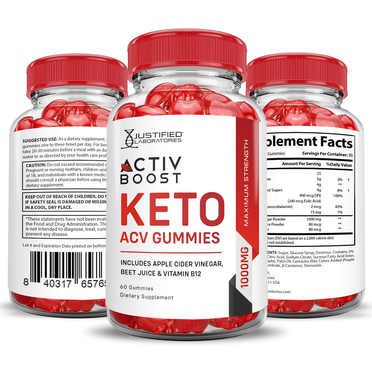 (3 Pack) Activboost Keto ACV Gummies Advanced Formula 1000MG Active Boost Justified LaboratoriesBuy Supplements Australia