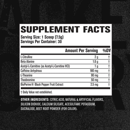 Jacked Factory NITROSURGE Shred Pre Workout Supplement - Energy Booster, Instant Strength Gains, Sharp Focus, Powerful Pumps - Nitric Oxide Booster & PreWorkout Powder - 30Sv, Fruit Punch - OmniHealth US