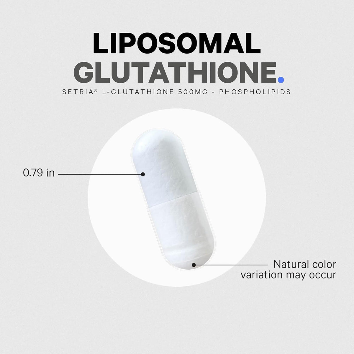 Codeage Liposomal Glutathione Supplement - Pure Reduced Setria L-Glutathione, Liposomal Delivery, Phospholipid Complex - Encapsulated Glutathione Powder Pills - OmniHealth US