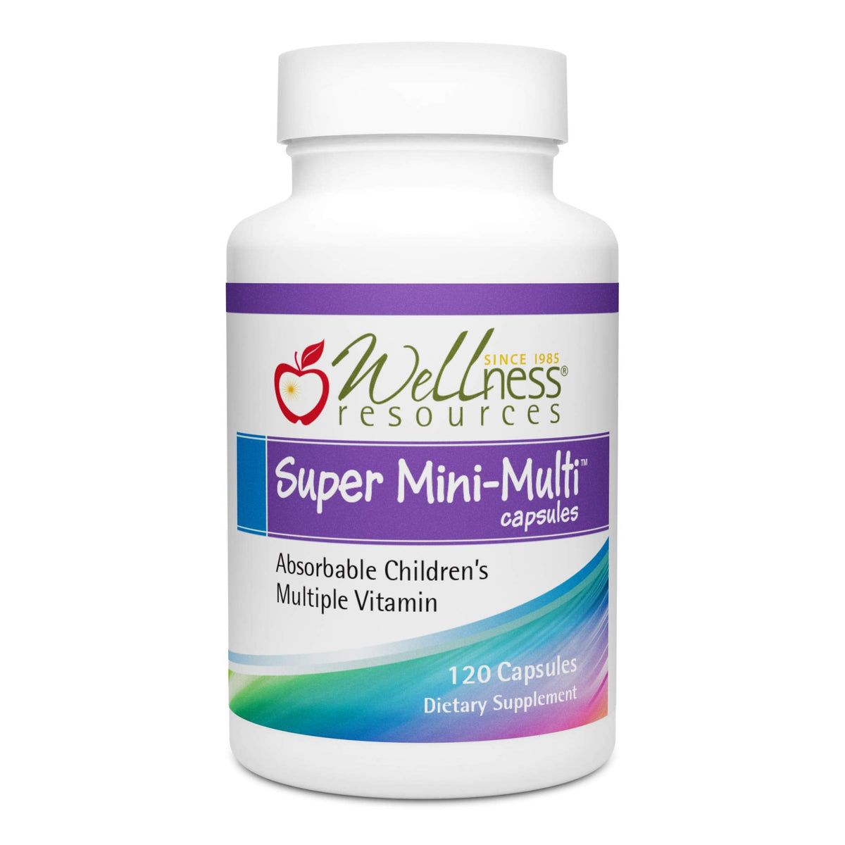 Super Mini-Multi - Children's Multivitamin Swallowable Capsules with Methyl Folate, Methyl B12 and Coenzyme B Vitamins for Growth - OmniHealth US